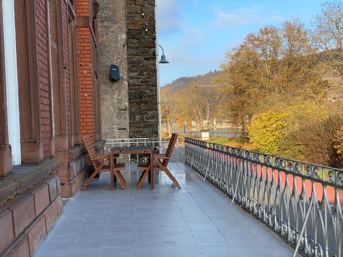 Direkter Moselblick 126m² großer Altbau und Terrasse Sankt Aldegund Exterior foto
